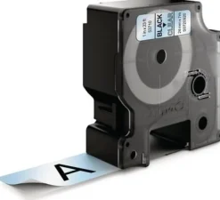 Tape DYMO D1 24mm svart på klar