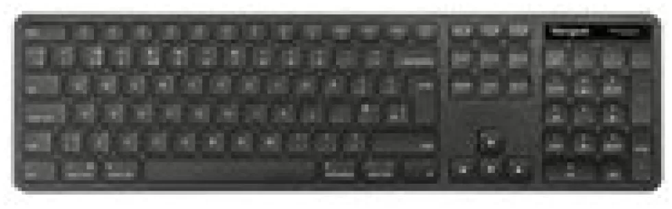 Targus EcoSmart - Tangentbord - full size - antimikrobiell