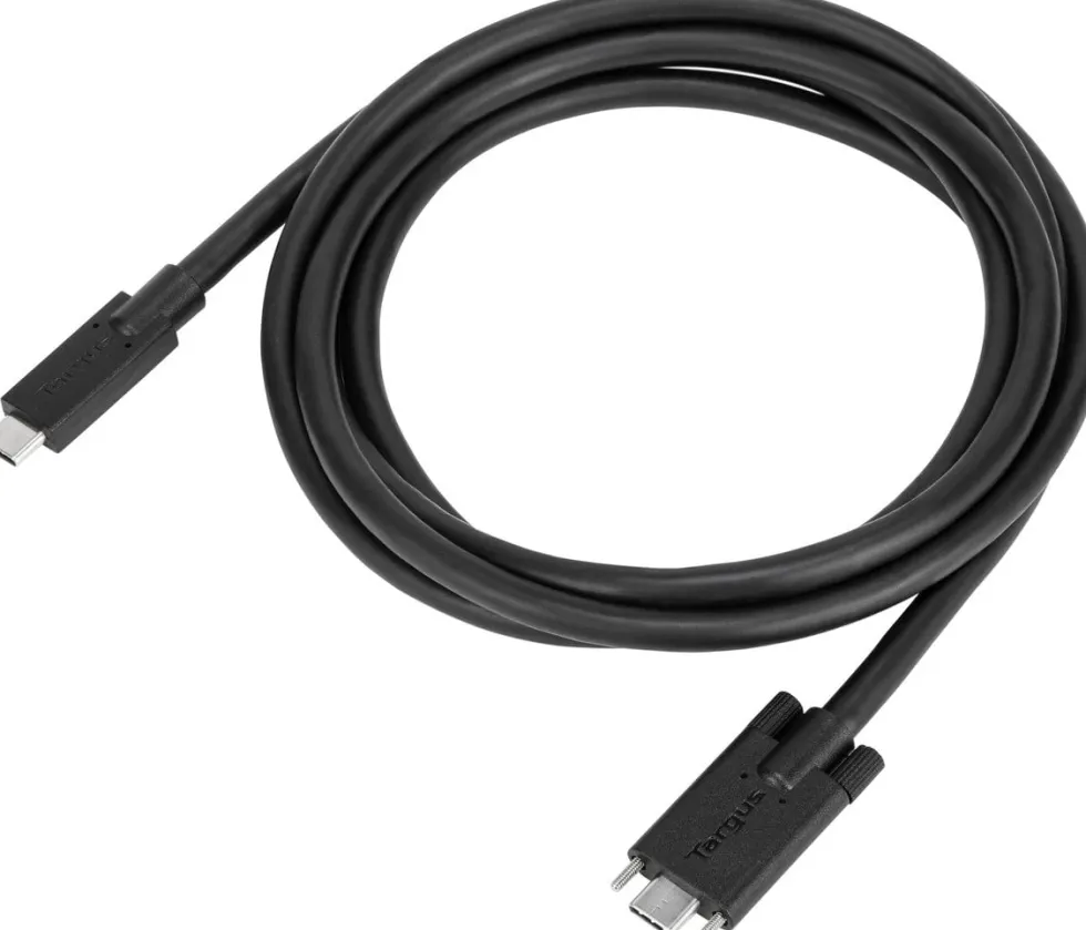 Targus - USB-kabel - USB-C (hane) till USB-C (hane) skruvbar