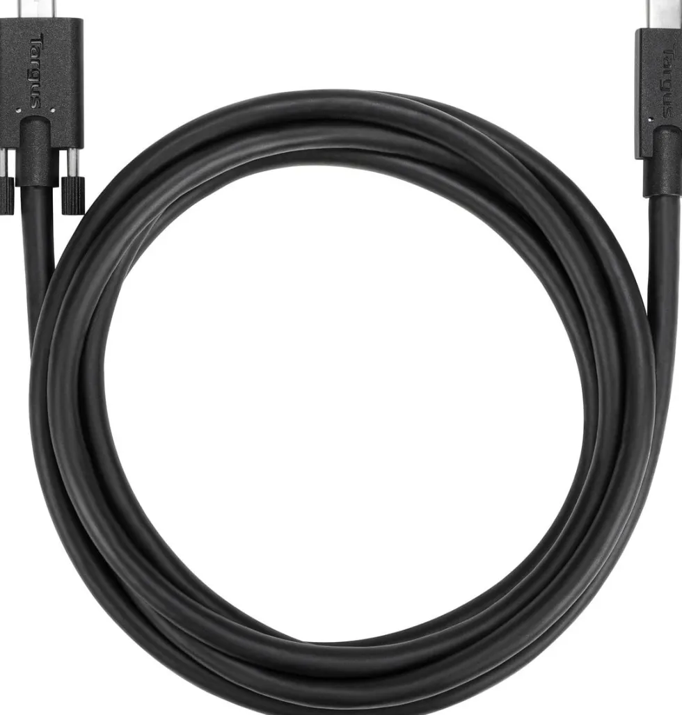 Targus - USB-kabel - USB-C (hane) till USB-C (hane) skruvbar