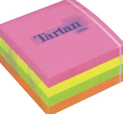 Tartan Notisar 76x76 kub ass. neon