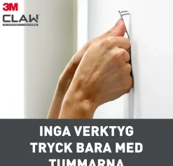 Tavelkrok för gipsvägg 11 kg 2 krokar