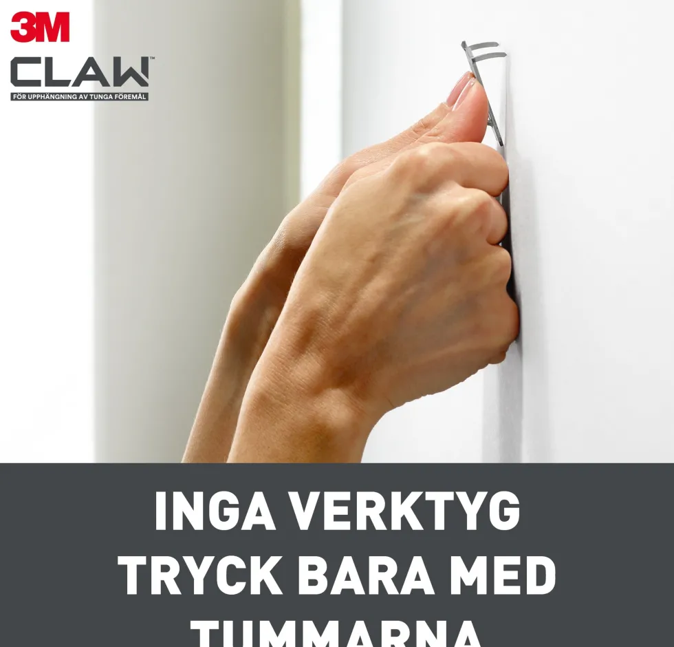 Tavelkrok för gipsvägg 11 kg 2 krokar