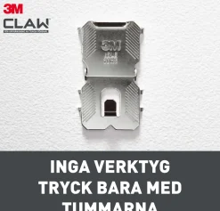 Tavelkrok för gipsvägg 30 kg 2 krokar