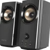 T60 Compact Hi-Fi 2.0 Speakers, Black
