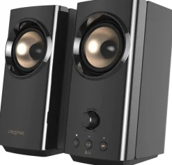 T60 Compact Hi-Fi 2.0 Speakers, Black