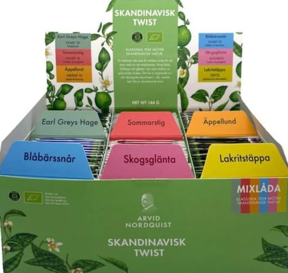 Te ARVID.N Sortimentslåda 6 smaker 90/fp