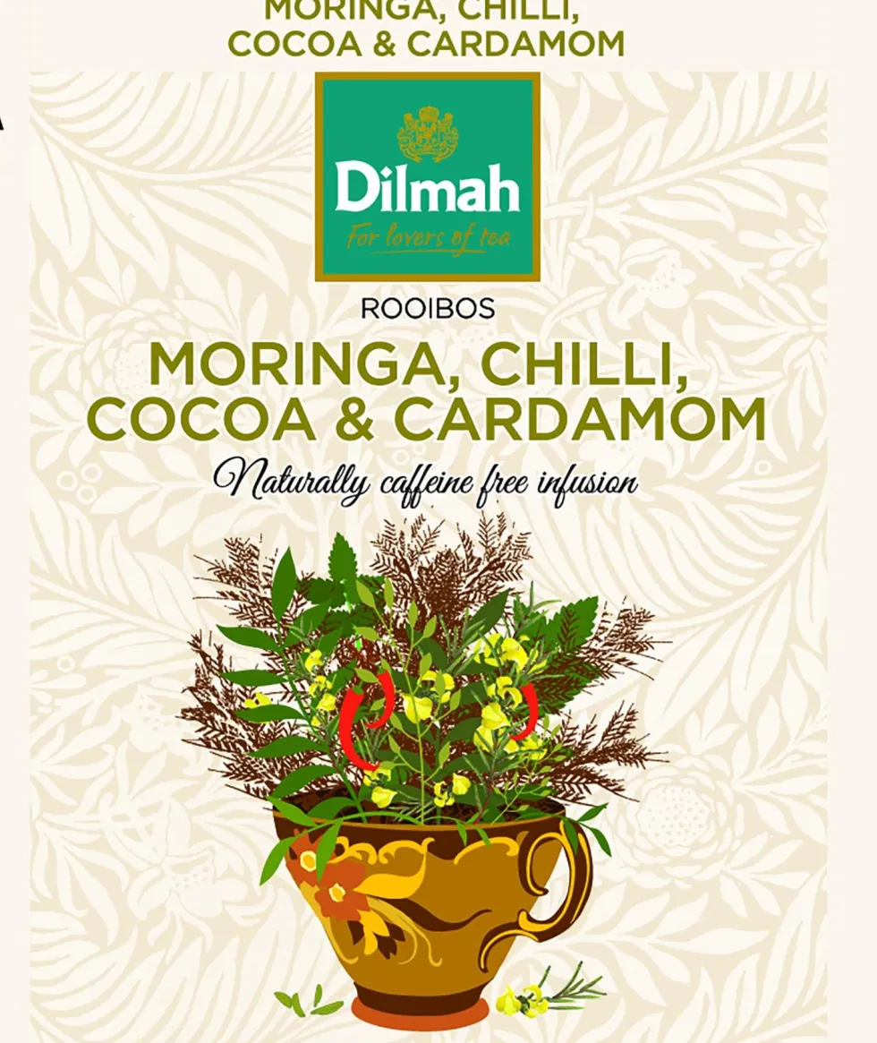 Te DILMAH Sort.låda örter 6 smaker 60/fp