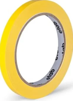 Tejp märk PVC 9mmx66m gul