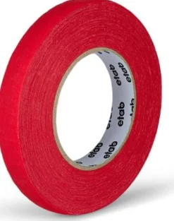 Tejp Textil Matt Röd, 19mm x 50m