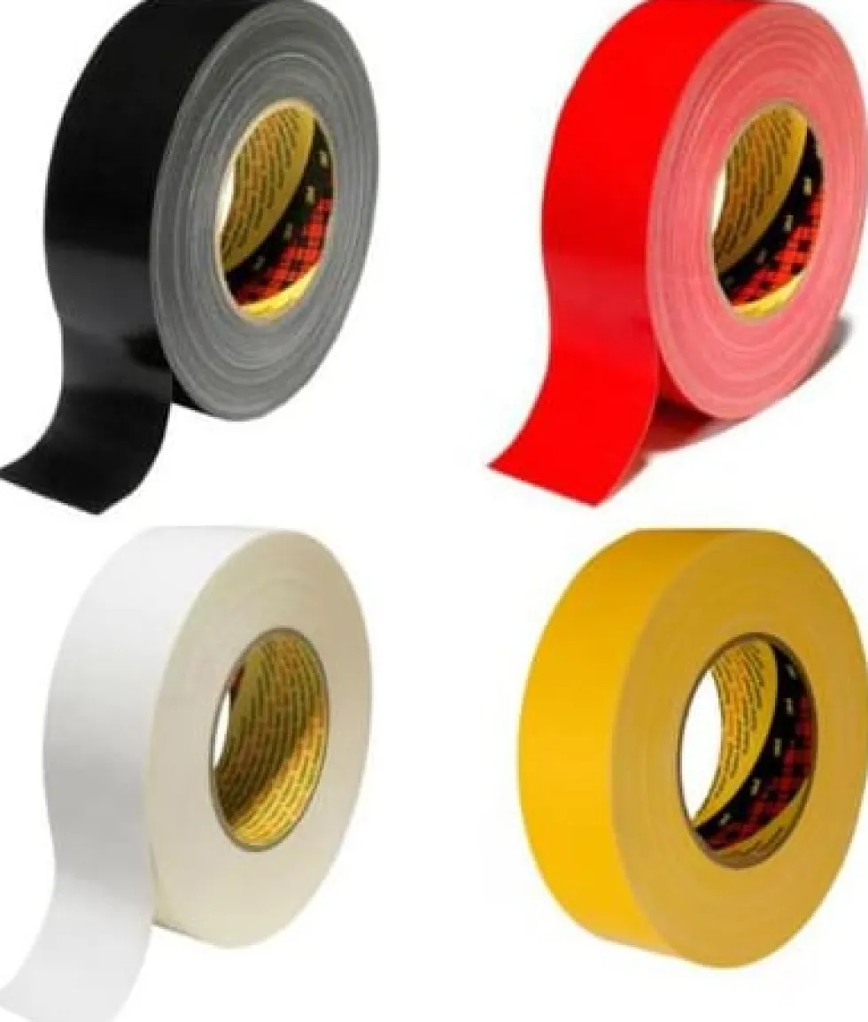 Tejp Textil Plastbelagd Vit, 50mm x 50m, 24/fp