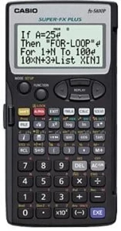 Teknisk Räknare Casio FX-5800P, 142x73x1mm