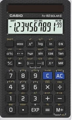 Teknisk räknare CASIO FX-82 Solar II