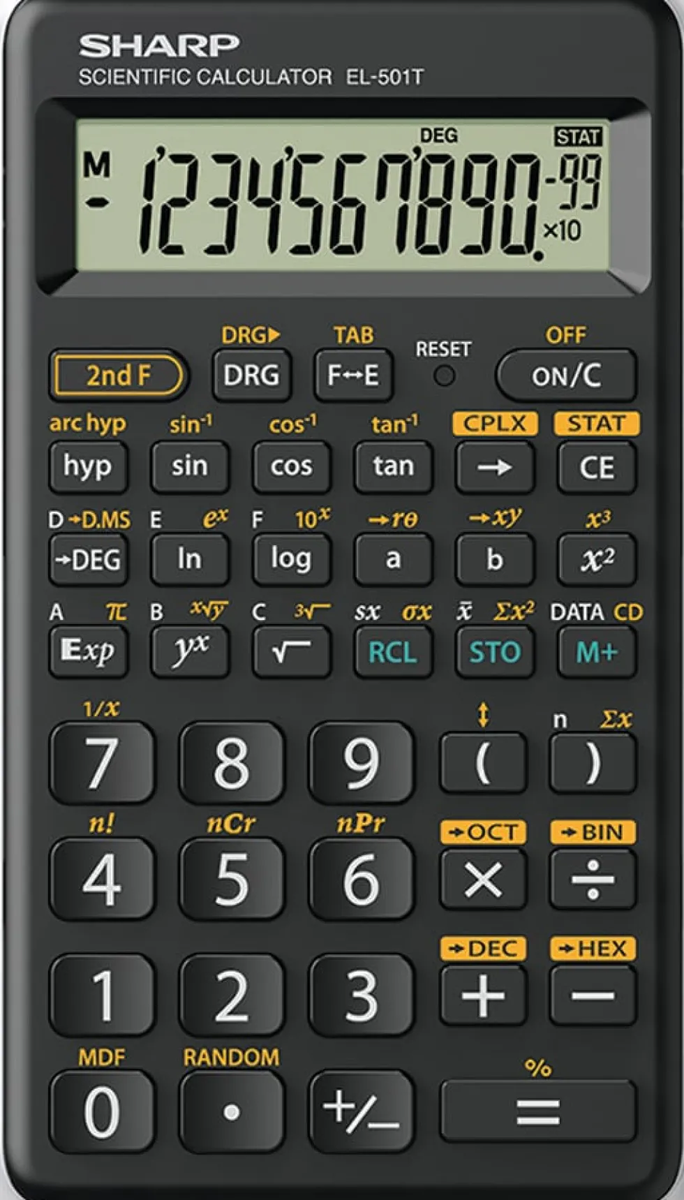 Teknisk räknare SHARP EL-501TBWH