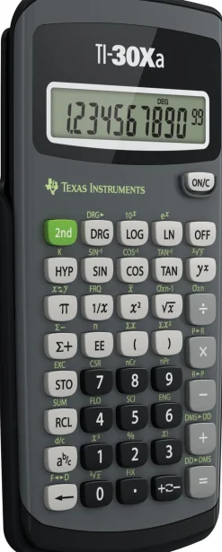 Teknisk Räknare Texas TI-30 XA, 149x76x13mm