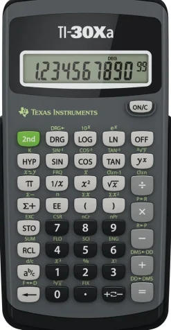 Teknisk Räknare Texas TI-30 XA, 149x76x13mm