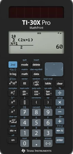Teknisk räknare TEXAS TI-30X Pro Math