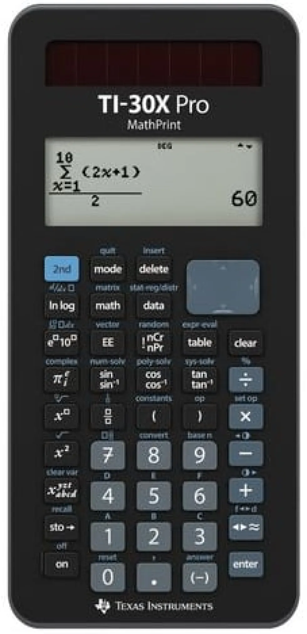 Teknisk räknare TEXAS TI-30X Pro Math