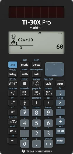Teknisk räknare TEXAS TI-30X Pro Math