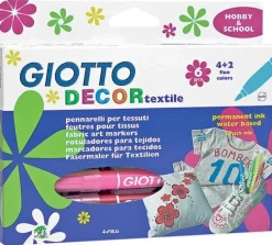 Textilfärgpenna GIOTTO Decor 12/fp