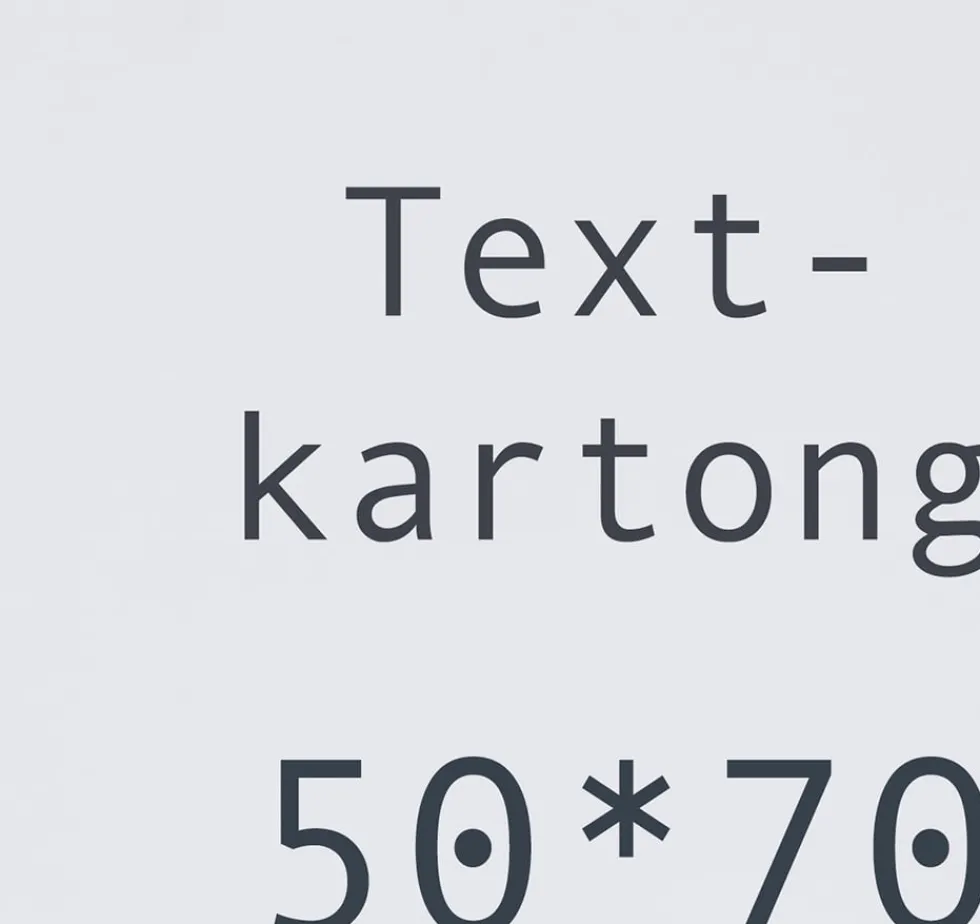 Textkartong Vit, 50x 70cm, 275g, 10/fp