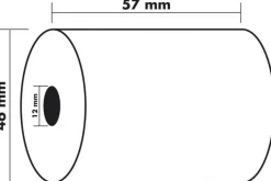 Thermorulle bisf.fri 57x46x12mm 24m