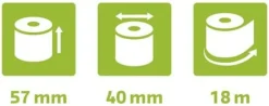 Thermorulle fenolfri 57x40x12mm 18m