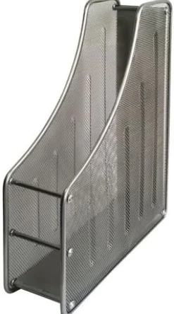 Tidskriftsamlare A4 Nät Silver, metall, 85x285x335mm