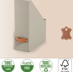 Tidskriftssamlare Leitz Puro beige 2/fp
