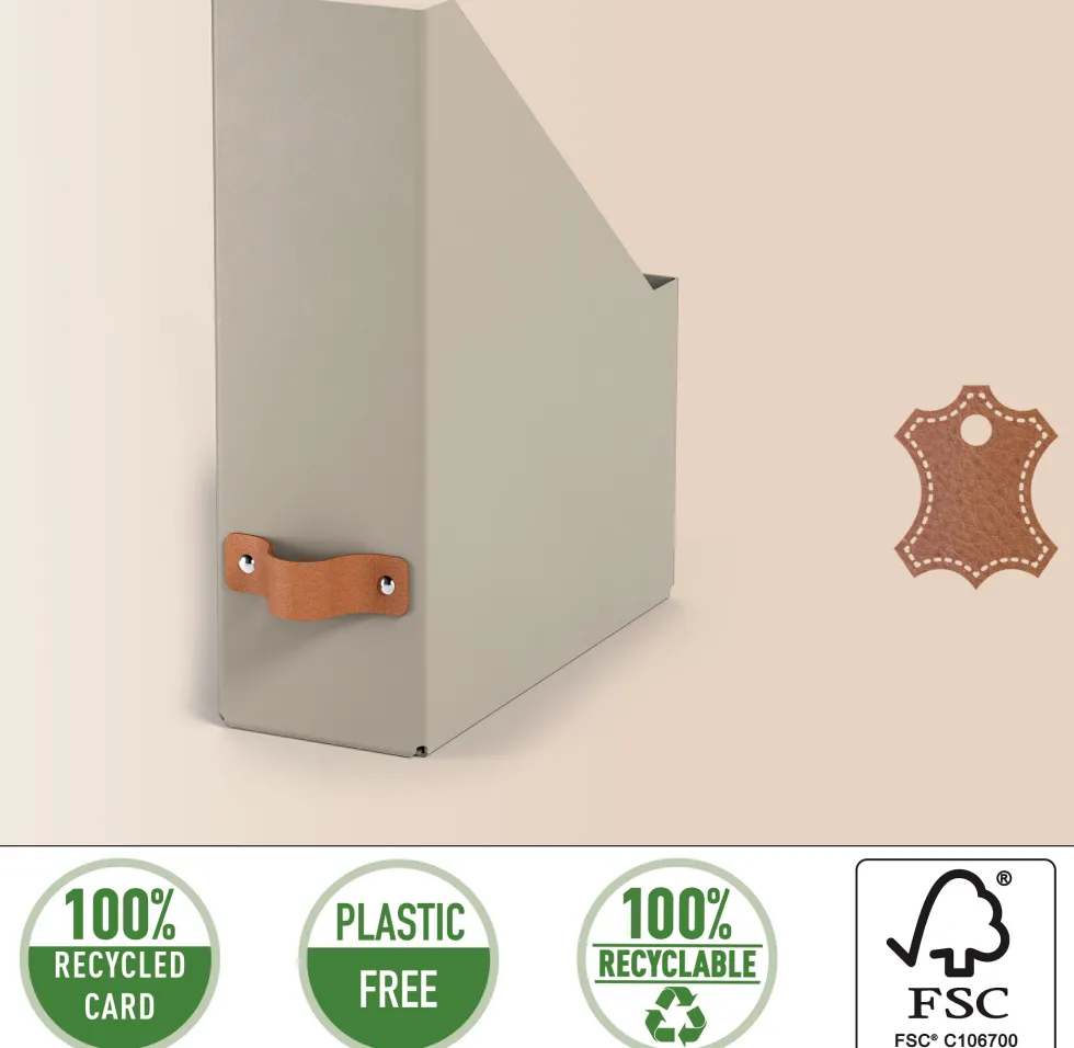 Tidskriftssamlare Leitz Puro beige 2/fp