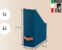 Tidskriftssamlare Leitz Puro blå 2/fp