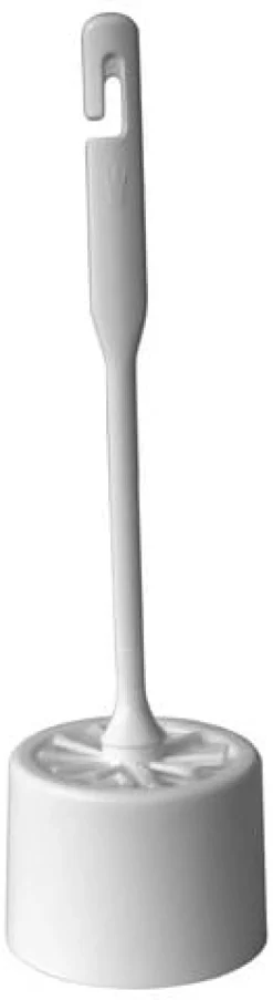 Toalettborste med kopp/ställ PROFFER 40 cm vit