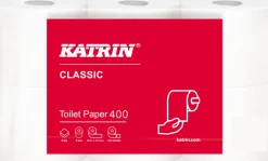 Toalettpapper KATRIN Classic 400ark, 2-lag, 42rl/fp