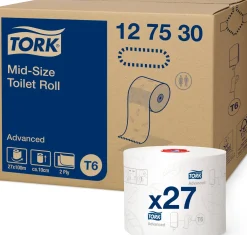 Toalettpapper TORK Advanced T6 100m/rl 27/FP