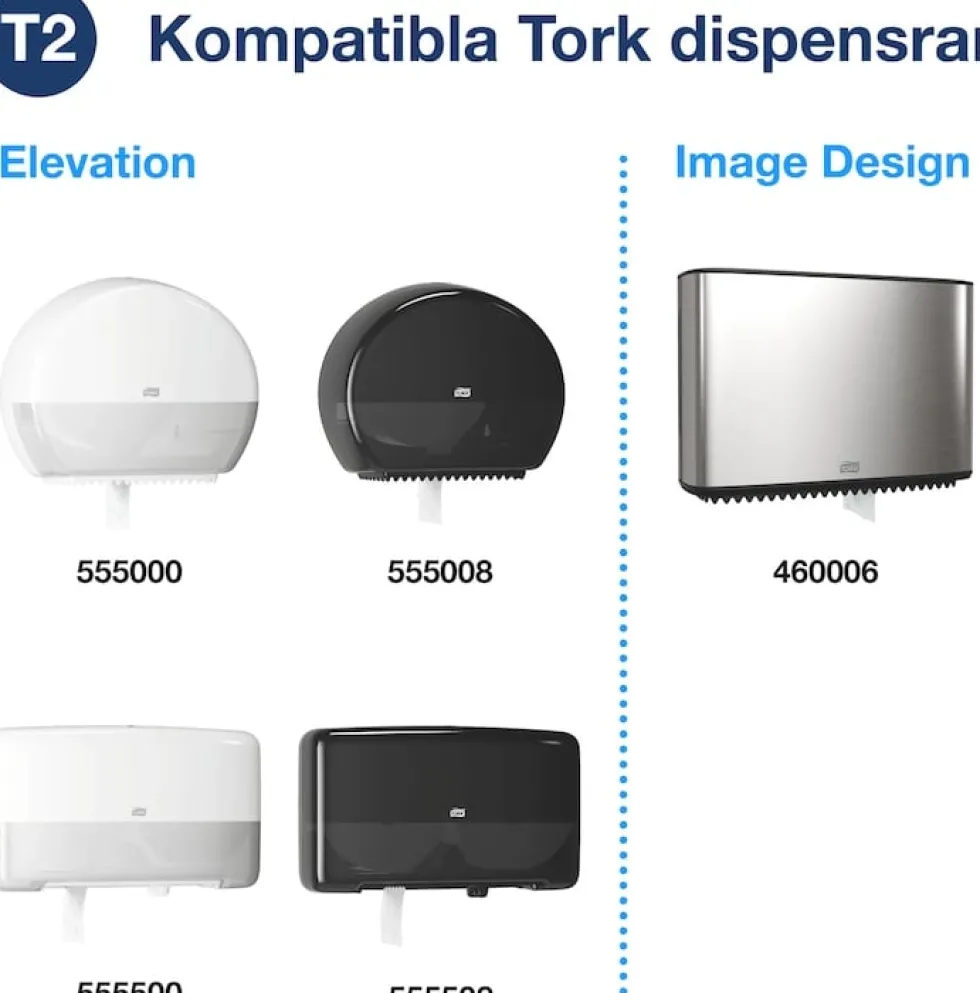 Toalettpapper TORK Jumbo Advanced T2 170m/rl 12/FP
