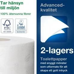 Toalettpapper TORK Jumbo Advanced T2 170m/rl 12/FP