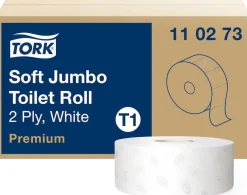 Toalettpapper TORK Jumbo Premium T1, 2-lag, soft, 6/FP