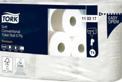 Toalettpapper TORK Premium T4, 3-lag, 34.7m, soft, 42/FP