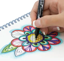 Tombow fineliner MONO twin pen 0,4/0,8 svart