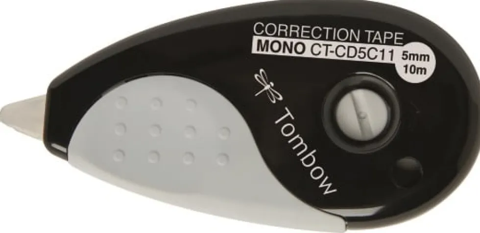 Tombow korrigeringsroller MONO Grip 5mmx10m svart