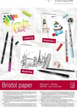 Tombow Skissblock Bristol A5 250g 25ark