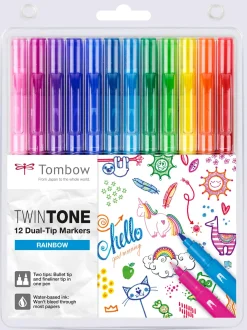 Tombow TwinTone Rainbow 0,3/0,8 (12)