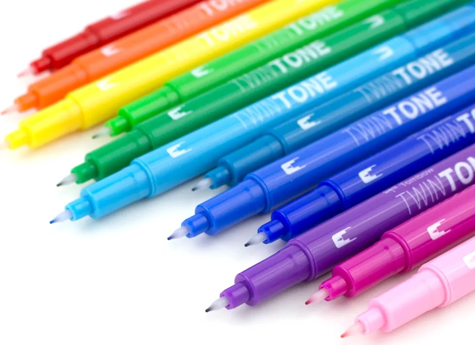 Tombow TwinTone Rainbow 0,3/0,8 (12)
