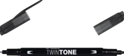 Tombow TwinTone svart 0,3/0,8