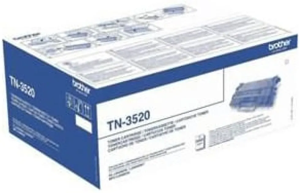 Toner BROTHER TN3520 Svart