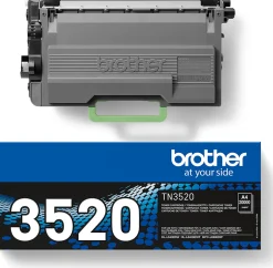 Toner BROTHER TN3520 Svart