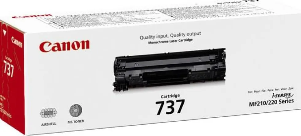 Toner CANON 9435B002 CRG 737 2,4K svart