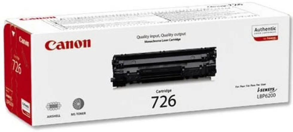 Toner CANON 3483B002 CRG726 2,1K svart