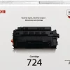 Toner CANON 3481B002 CRG724 6K svart