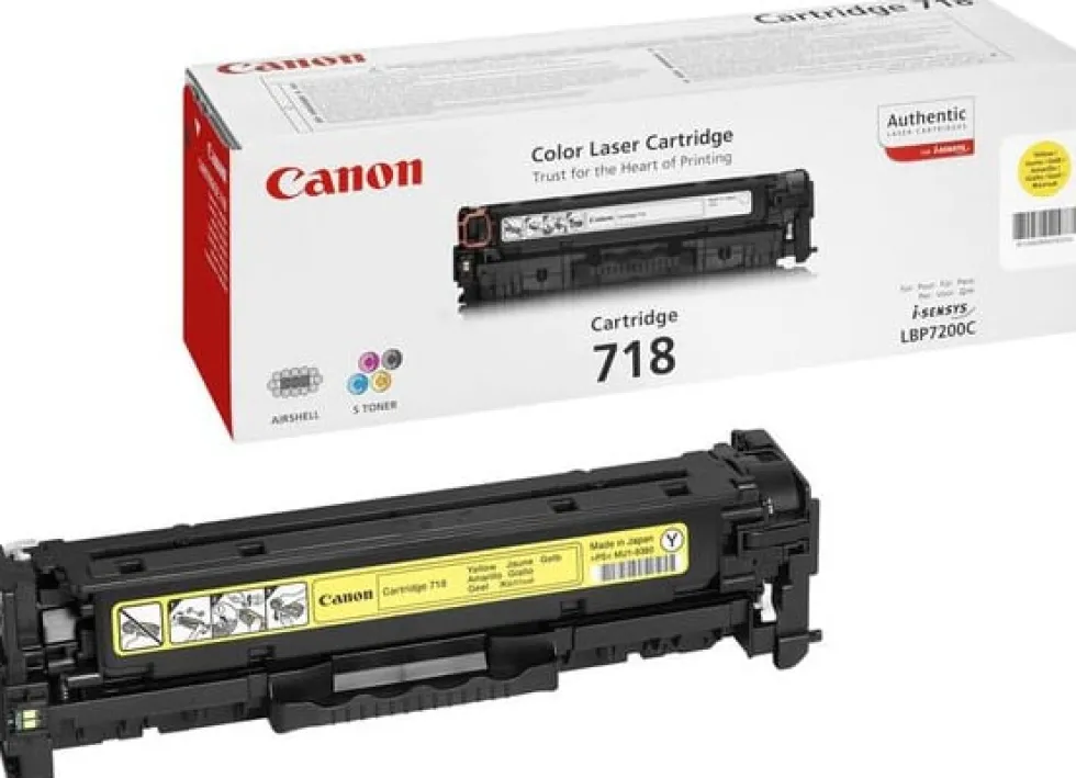 Toner CANON 2659B002 718Y 2,9K gul
